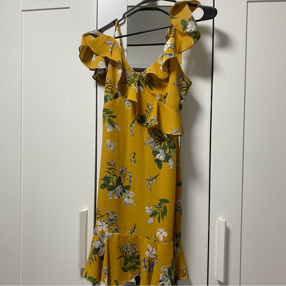 Floral Yellow Summer Dress